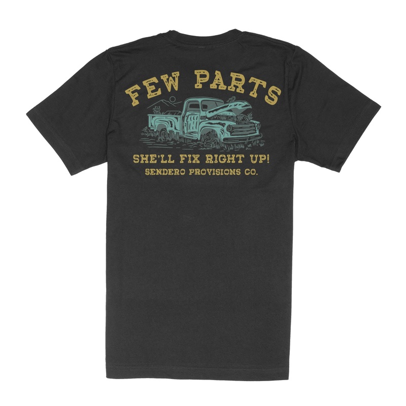 Few Parts T-Shirt Black X-Small