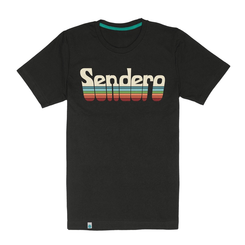 Retro Logo T-Shirt Vintage Black/Spectrum X-Small