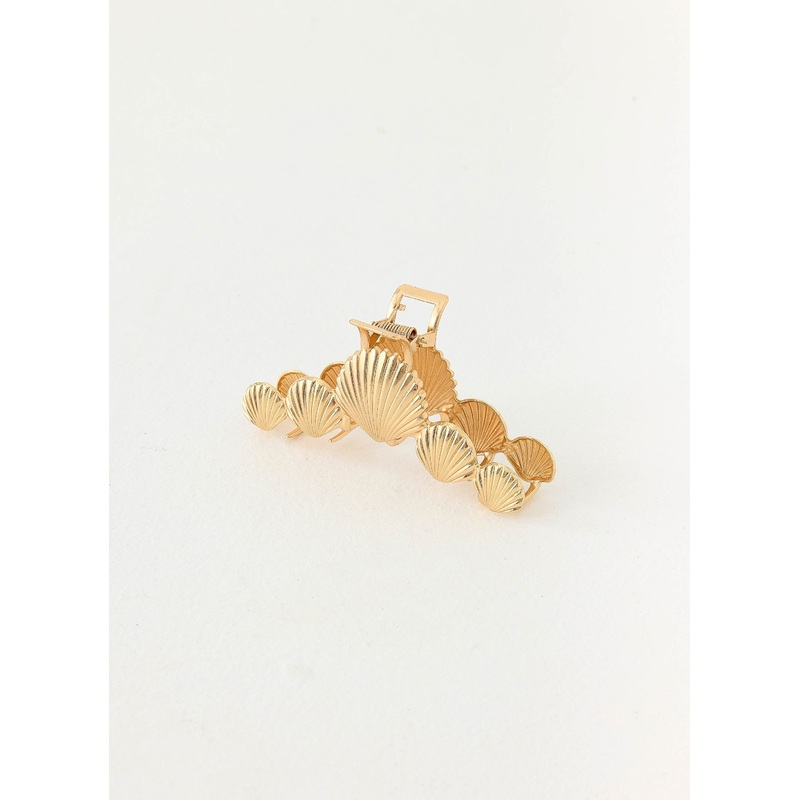 Chill Tides Claw Clip – Gold Gold One Size