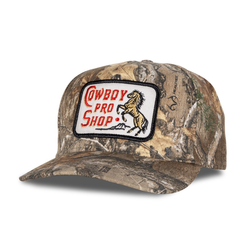 Cowboy Pro Shop Hat Realtree Edge