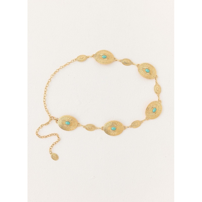 Amplify Belt – Gold Gold One Size