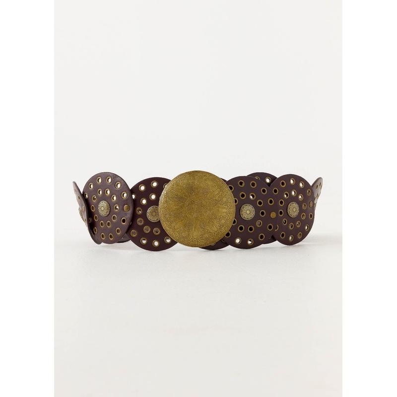 Double Take Belt – Brown Brown One Size