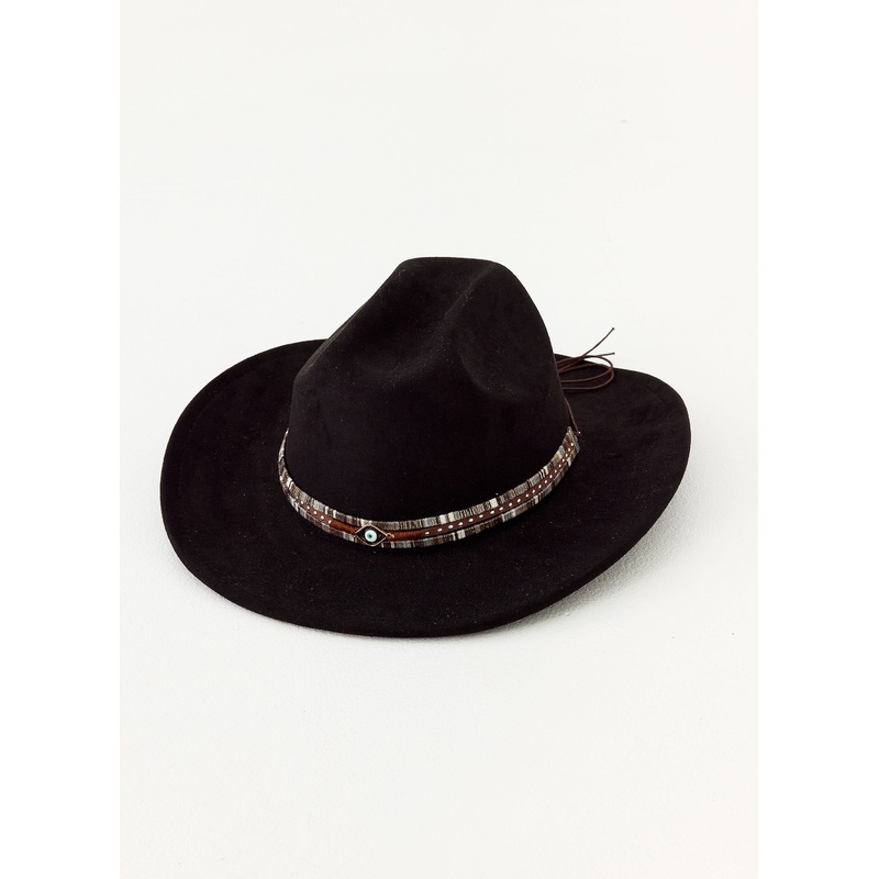Lone Star Cowboy Hat – Black Black One Size