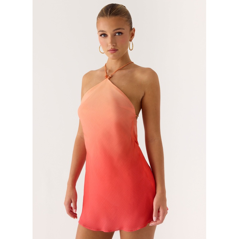 Palm Sugar Beaded Mini Dress – Sunset Ombre Sunset Ombre US 0