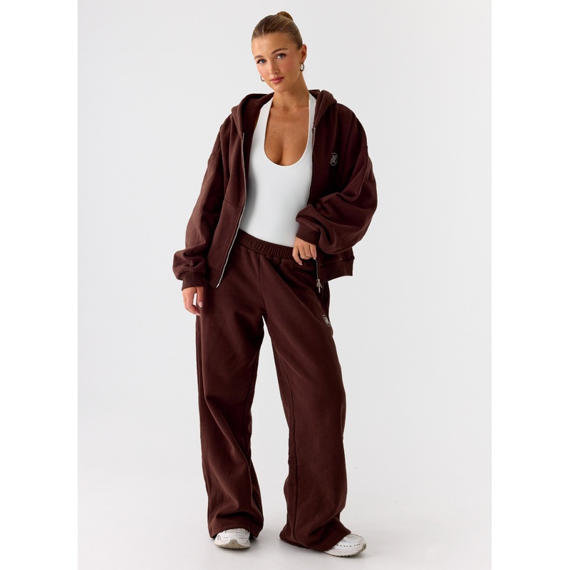 Signature Low Rise Sweatpants – Chocolate Chocolate XS