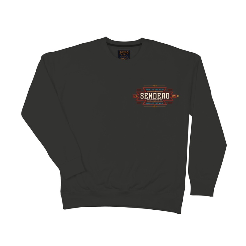 Southwest Sweatshirt Vintage Black X-Small