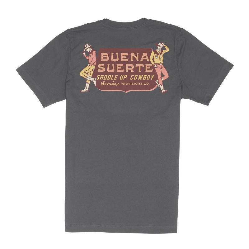 Buena Suerte T-Shirt Charcoal X-Small
