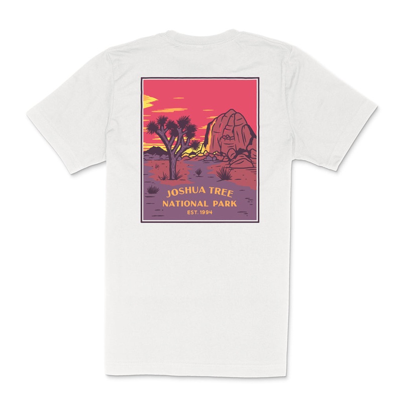 Joshua Tree T-Shirt X-Small Vintage White