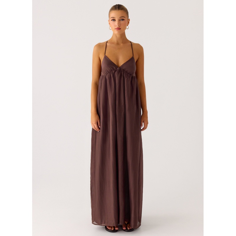 Losario Maxi Dress – Cool Chocolate Cool Chocolate US 0