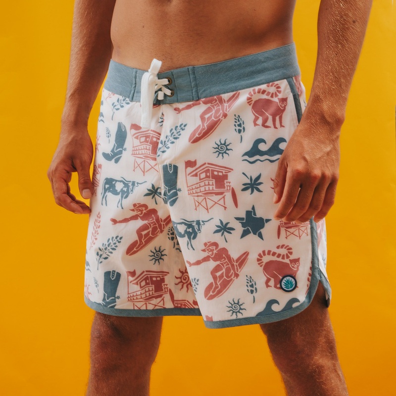 Sendero X Waco Surf Point Bar Boardshort Texas Surf 28