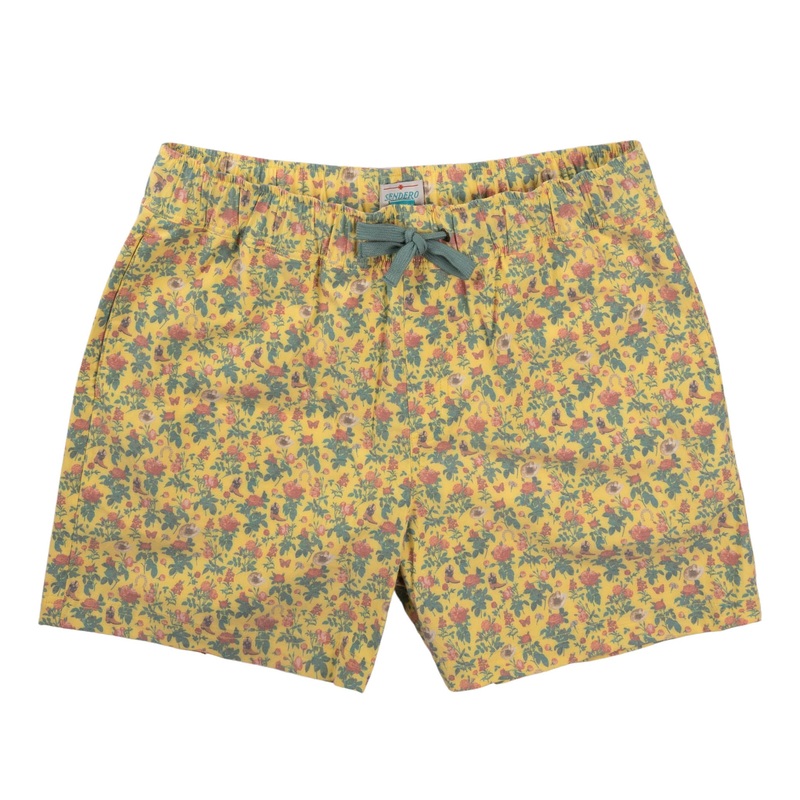 The Barton Elastic Boardshort Desert Rose Yellow X-Small