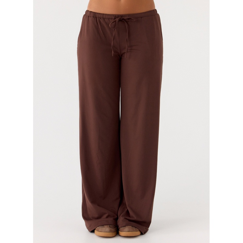Hard To Tame Stretch Sweatpants – Chocolate Chocolate XS