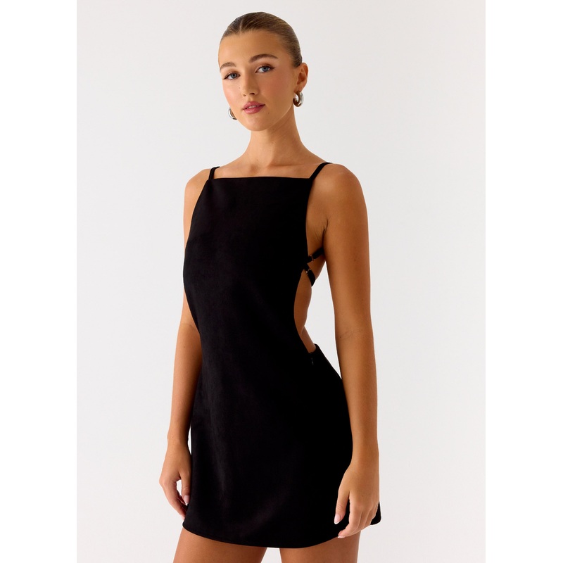 Play With Fire Mini Dress – Black Black US 0