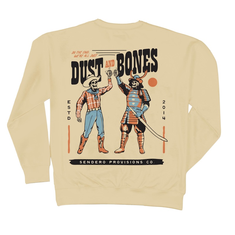 Dust & Bones Sweatshirt Cream X-Small
