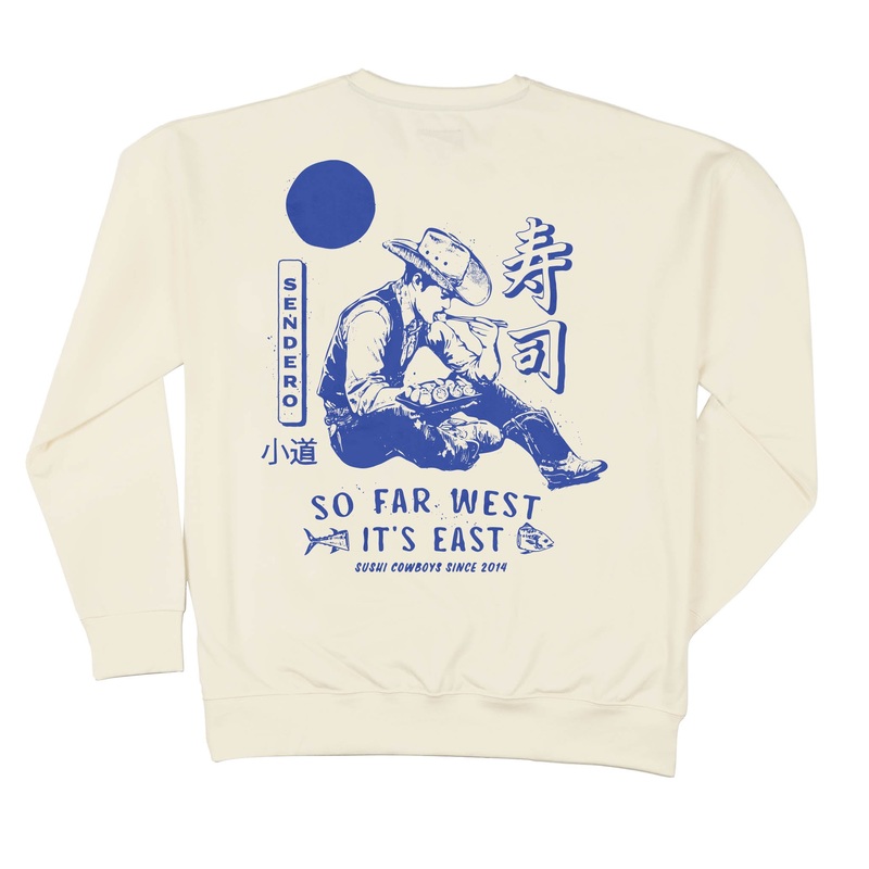 So Far West Sweatshirt Vintage White X-Small