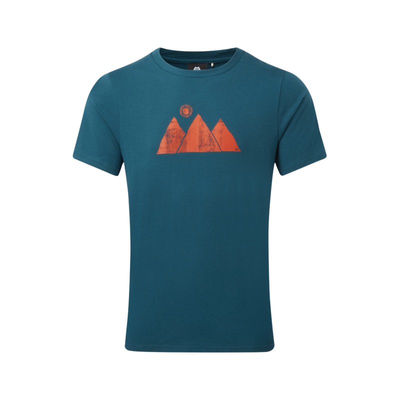 Mountain Sun Men’s Tee ME-01635 Majolica Blue S