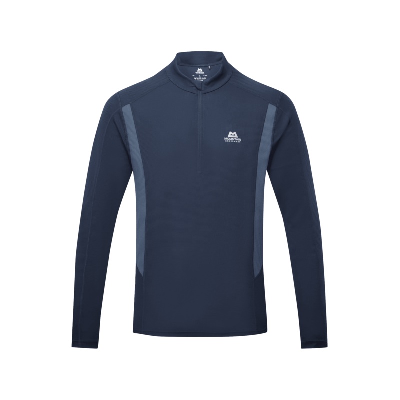 Ignis Long Sleeve Men’s Zip Tee ME-01759 Cosmos/Dusk S