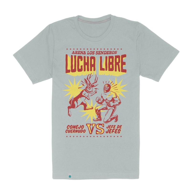 Lucha Libre T-Shirt Big Sky Blue X-Small
