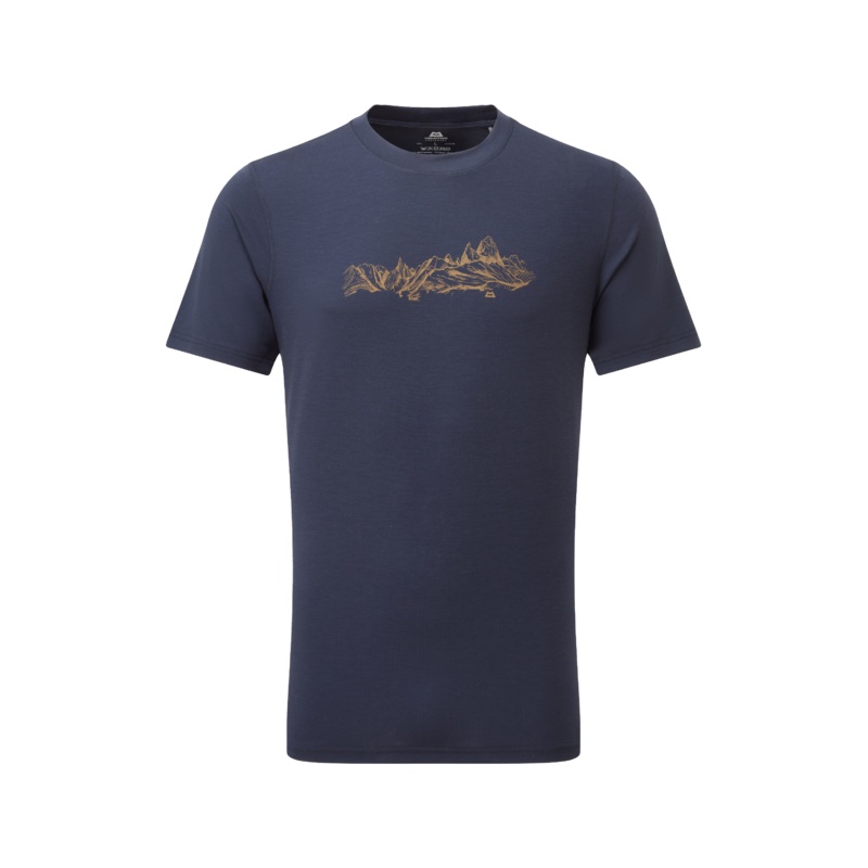 Groundup Skyline Men’s Tee Me-01286 Cosmos S