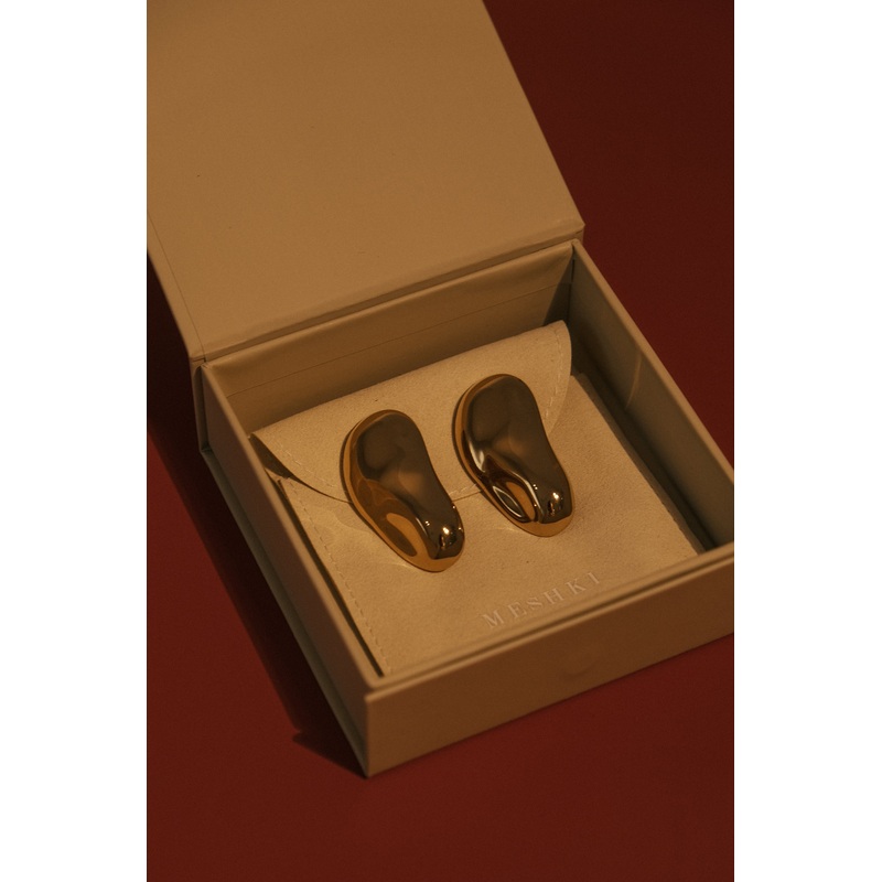 Alicia Horizontal Earrings – Gold One Size