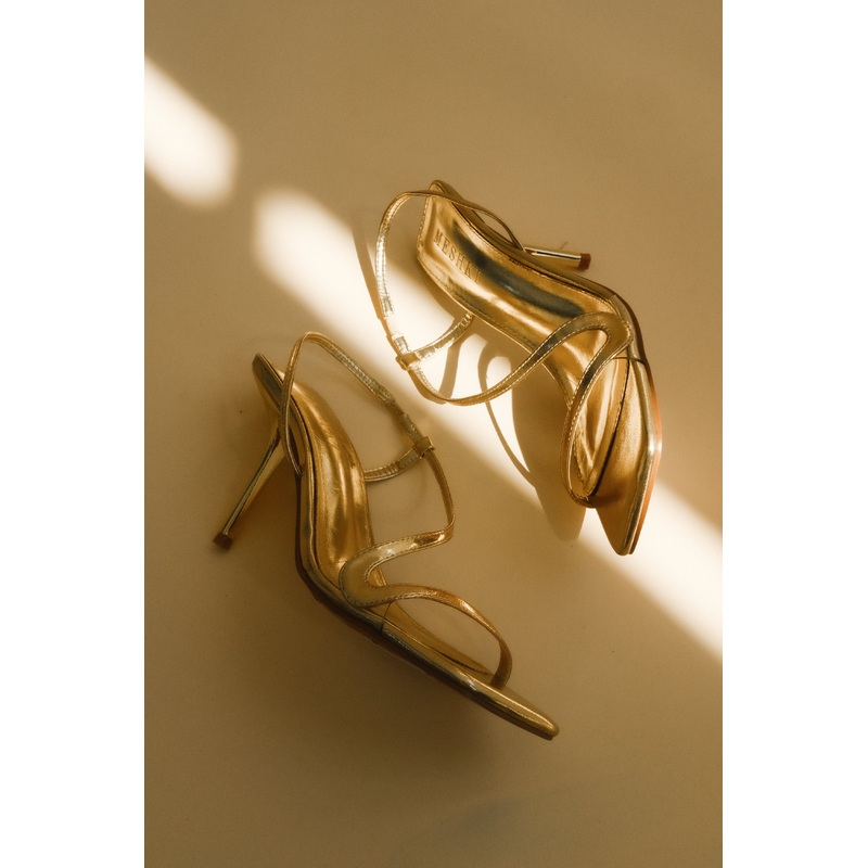 Jaska Metallic High Heel – Gold 35