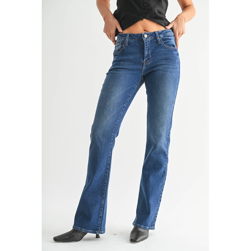 Just Black Classic Bootcut Jeans Dark 24