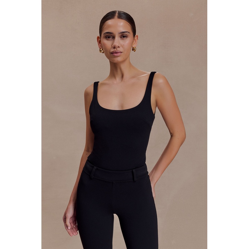 Blanca Stretch Crepe Cami Top – Black XXS