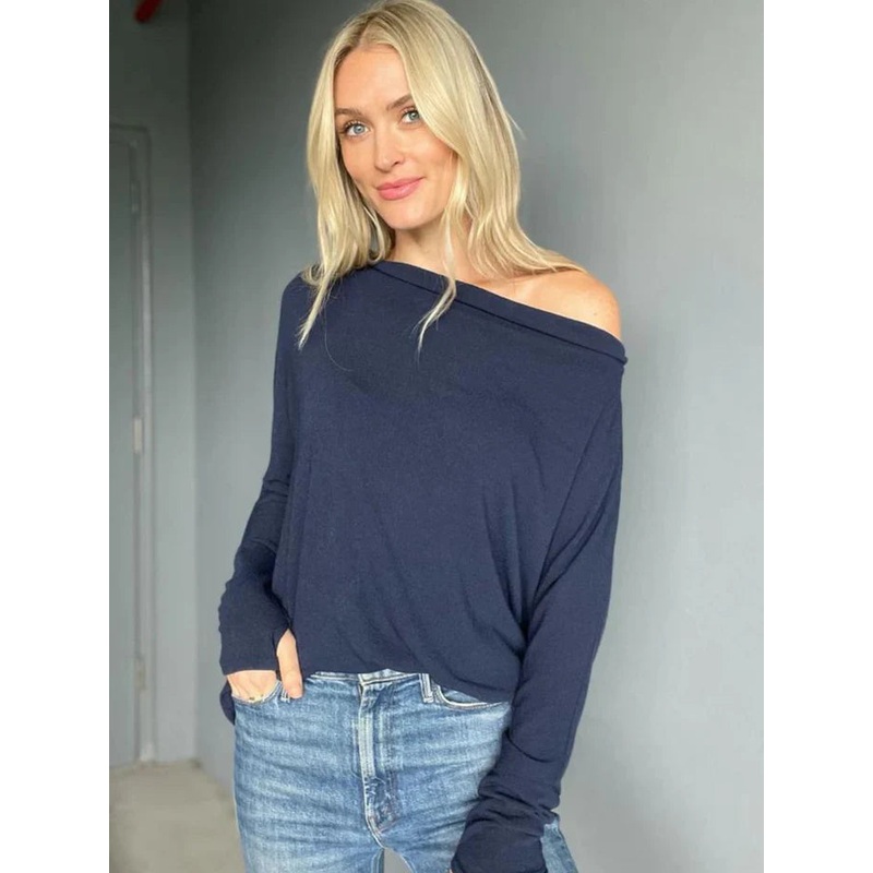 The Anywhere Top Navy XSmall