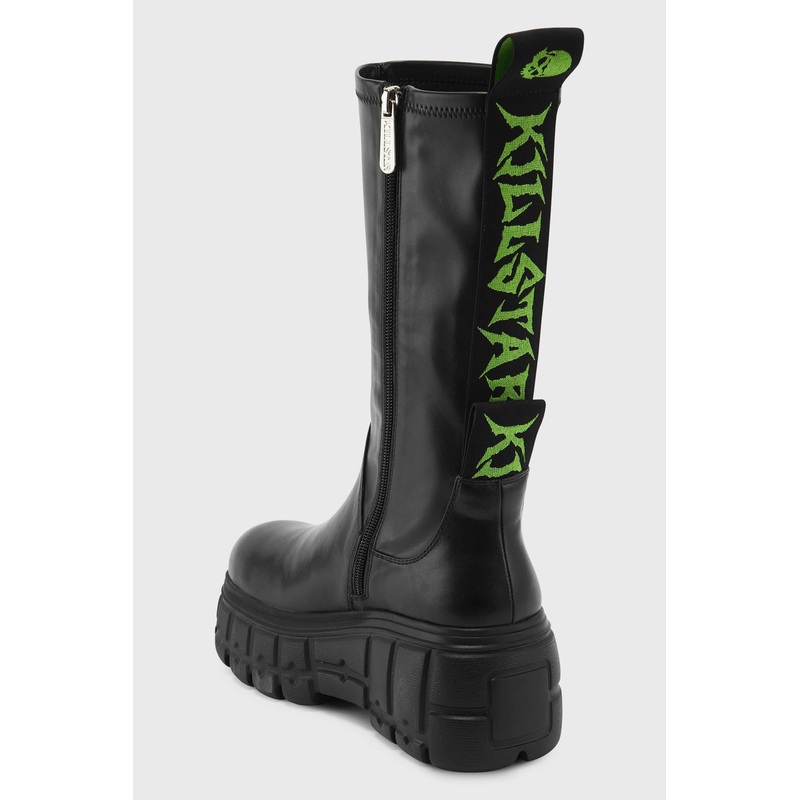 Everlasting Tall Boot US5 Black 100% PU