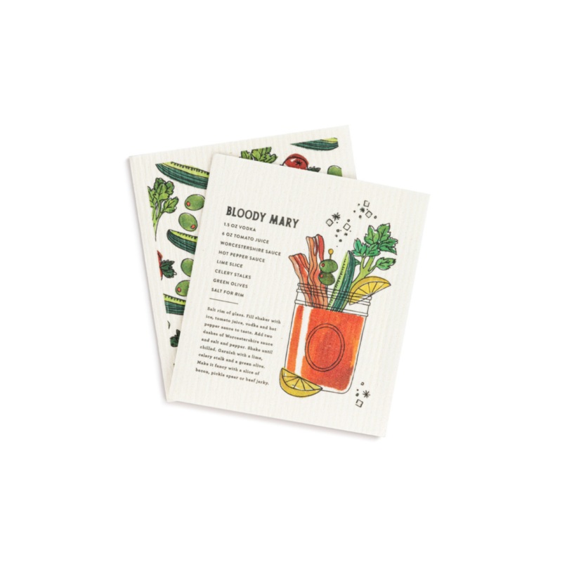 2pc Dish Cloth – Bloody Mary O/S