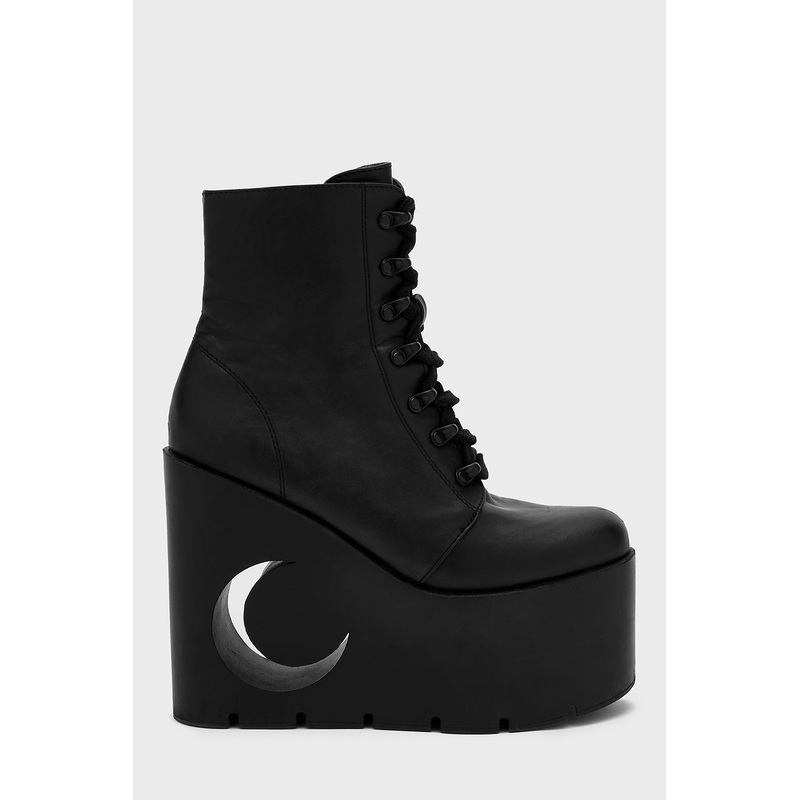 Crescent Boots US5 Black 100% Synthetic Materials
