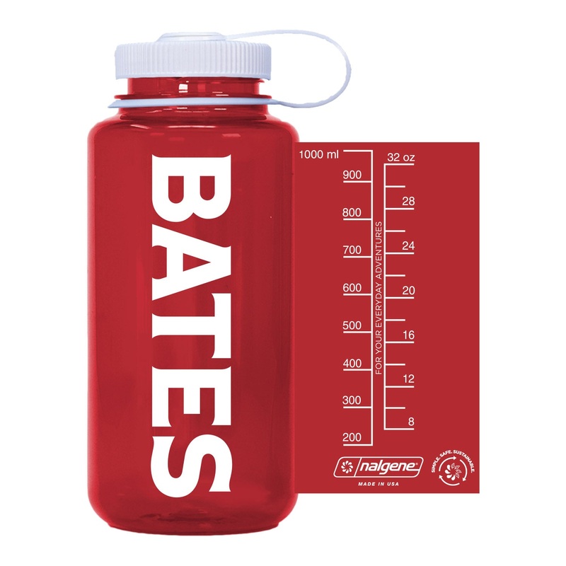 Crimson Red BATES Nalgene Bottle Crimson Red