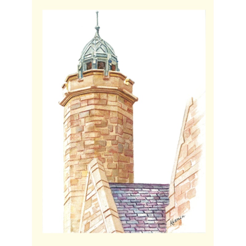 Single Gomes Chapel Tower  Print