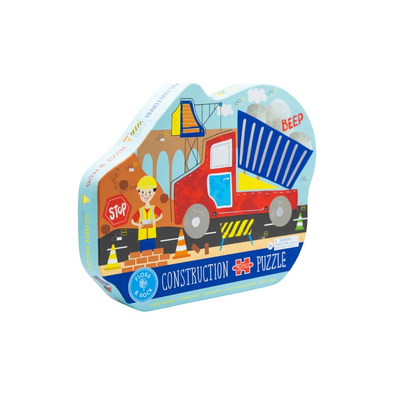 40pc Construction Puzzle O/S