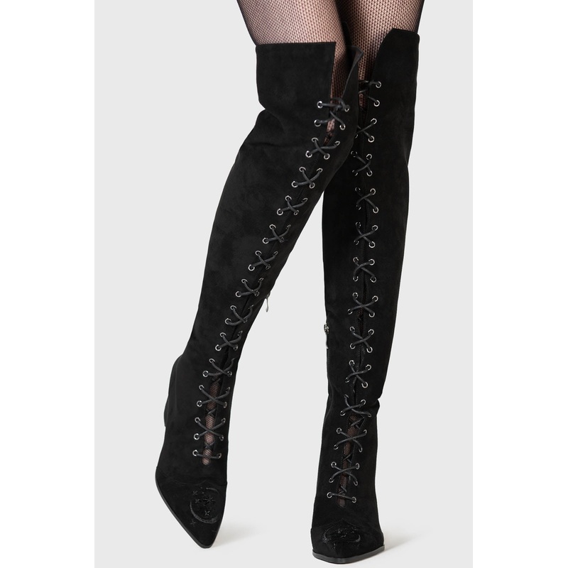 Evening Hill Boots US5 Black 100% Polyester