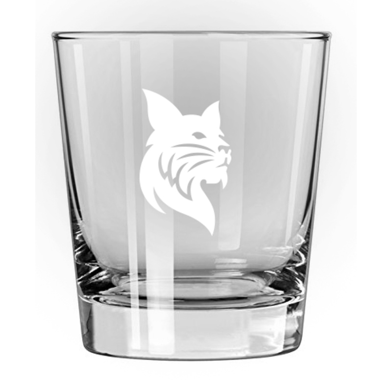 13.5 oz. Bobcat Rocks Glass