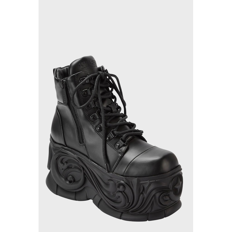 Cosmic Souls Ankle Boots US5 Black 100% PU