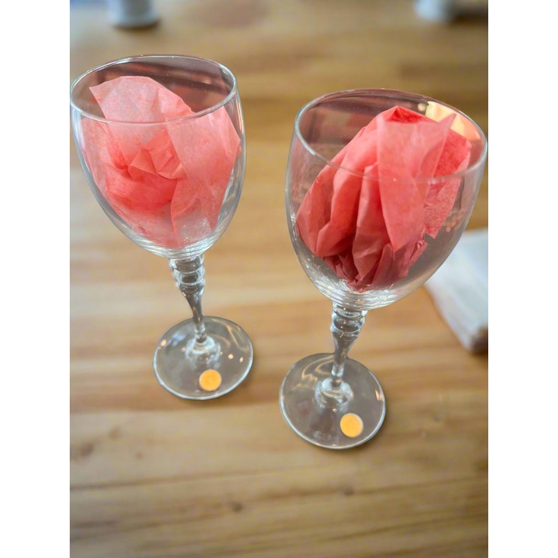 Gold Bates Academia Seal Wine Glass Set