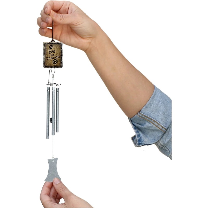 Wind Chimes, Jacob’s Little Piper Chimes, “Be The Change”
