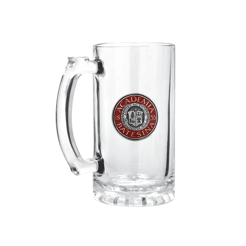 16 oz. Bates Academia Seal Glass Mug