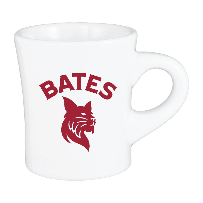 5.5 oz. BATES arched over Bobcat Mug