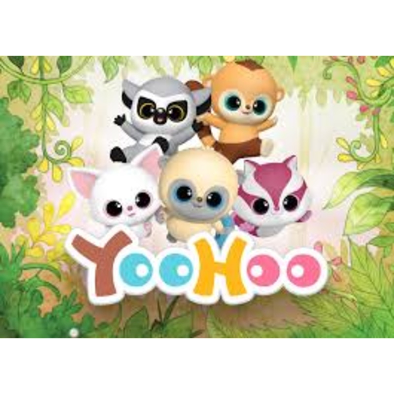 YooHoo  & Friends Keychain Care Package Chewoo Red Squirrel Bates Academia Seal