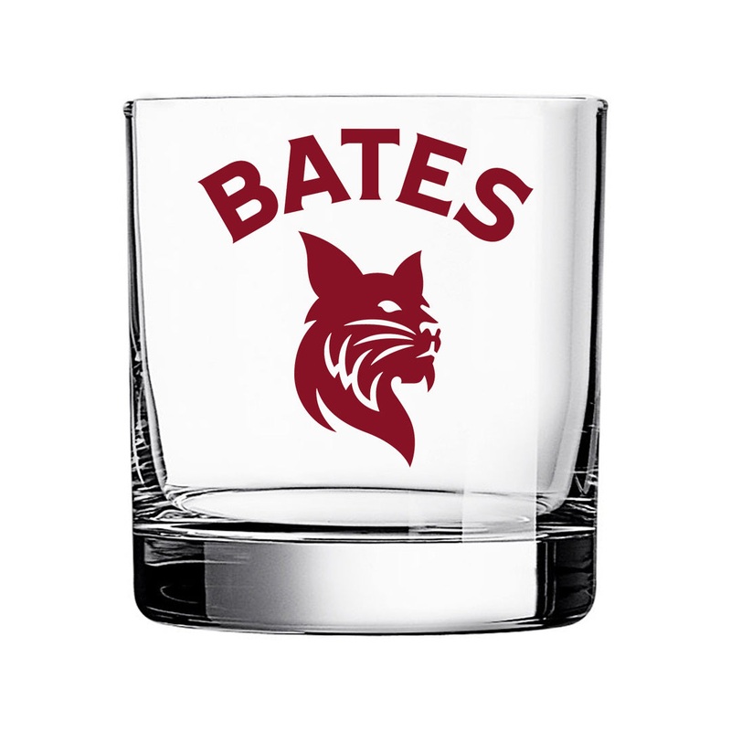 14 oz. BATES & Bobcat Rocks Glass