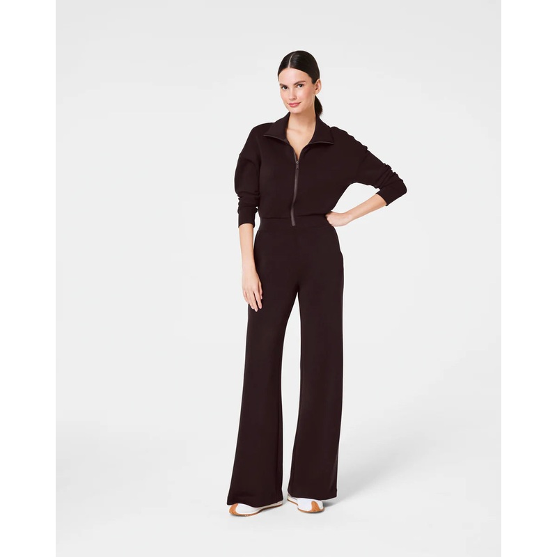 Air Essentials Long Jumpsuit – Truffle Brown XS