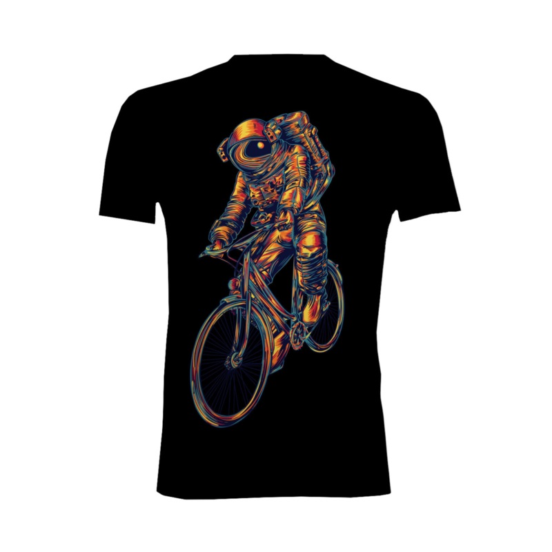 Space Rider 2.0 Men’s Black T-Shirt SM