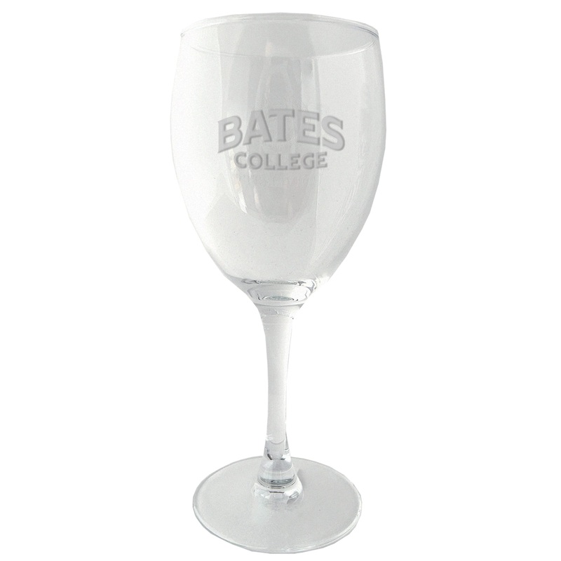 19 oz. BATES COLLEGE Wine Glass