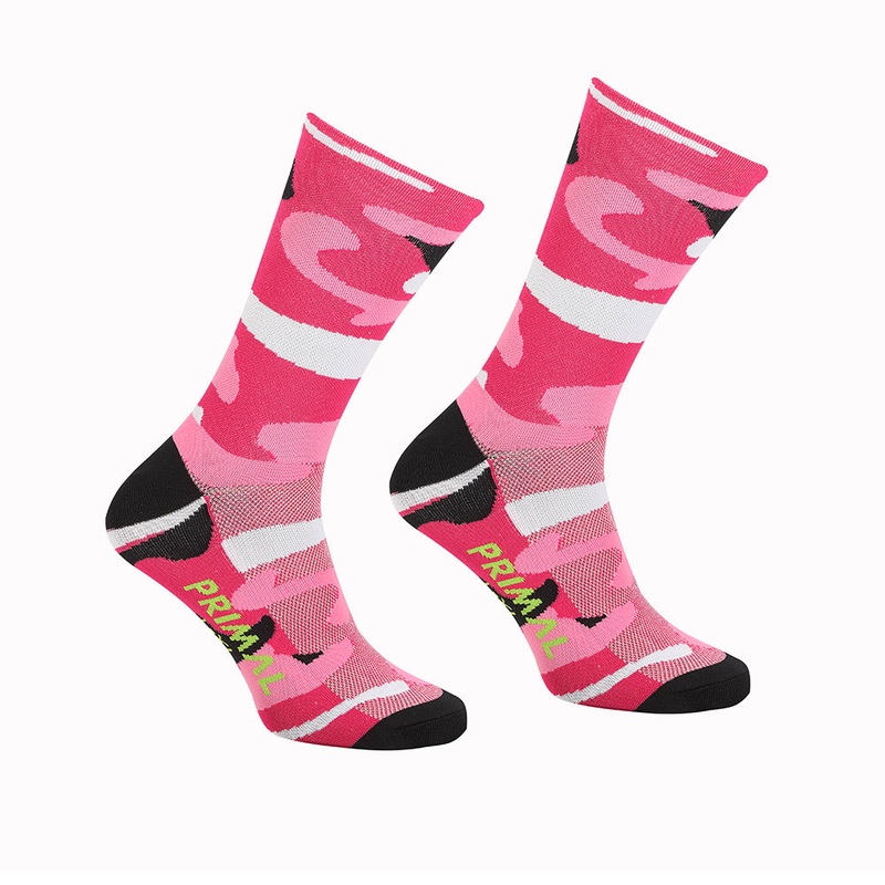Camo Pink cycling Socks SM/MD