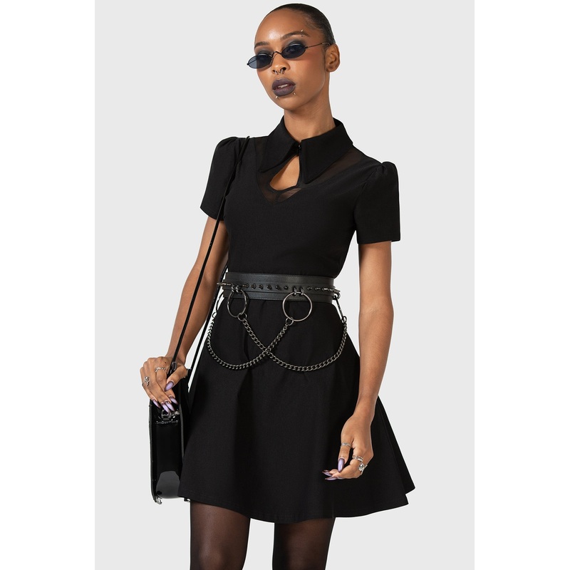 Learn From Miseries Belt XS-M Black 100%Polyurethane