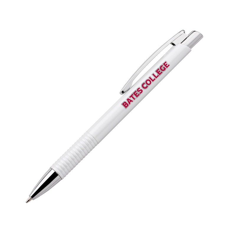 Spirit Roadster Ballpoint Pen with BATES COLLEGE Wordmark Red & Sliver