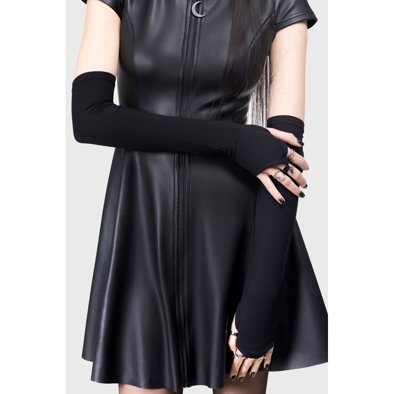 Twisssted Armwarmers ONE SIZE Black 95% Viscose 5% Elastane